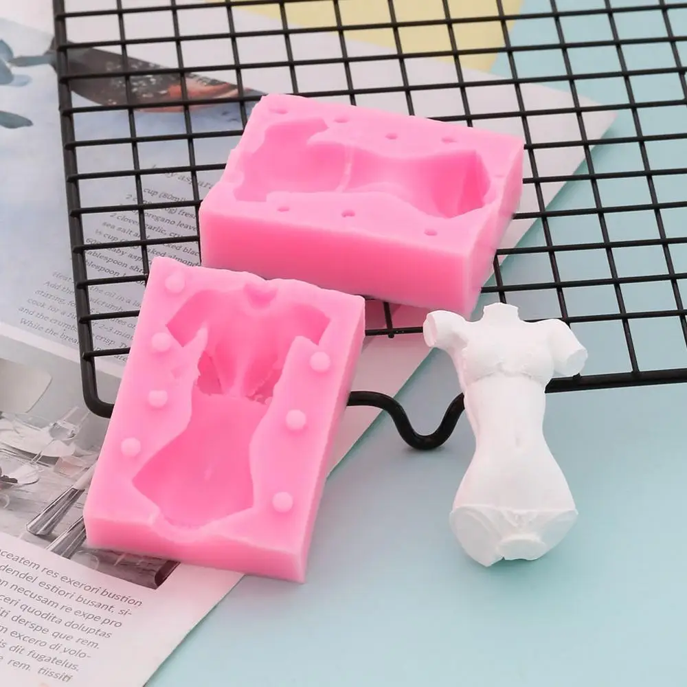 50-905 Кукла средства ухода за кожей 3D силиконовая форма для фонданов, шоколада для декорирования торта глины пресс-форма для мужские и женские DIY Инструменты для выпечки для свадьбы - Цвет: 50-905