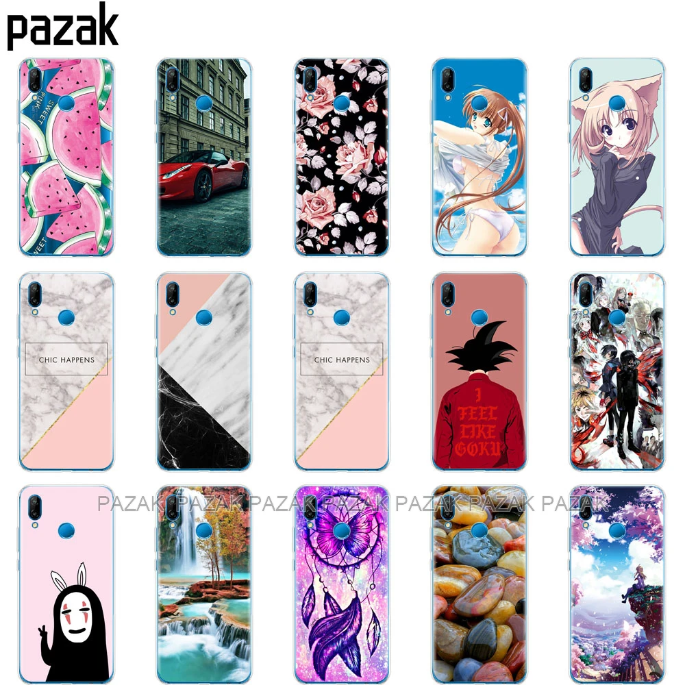 Силиконовый чехол для телефона huawei P20 LITE p20 pro задняя крышка huaweiP 20 Lit Coque etui clear