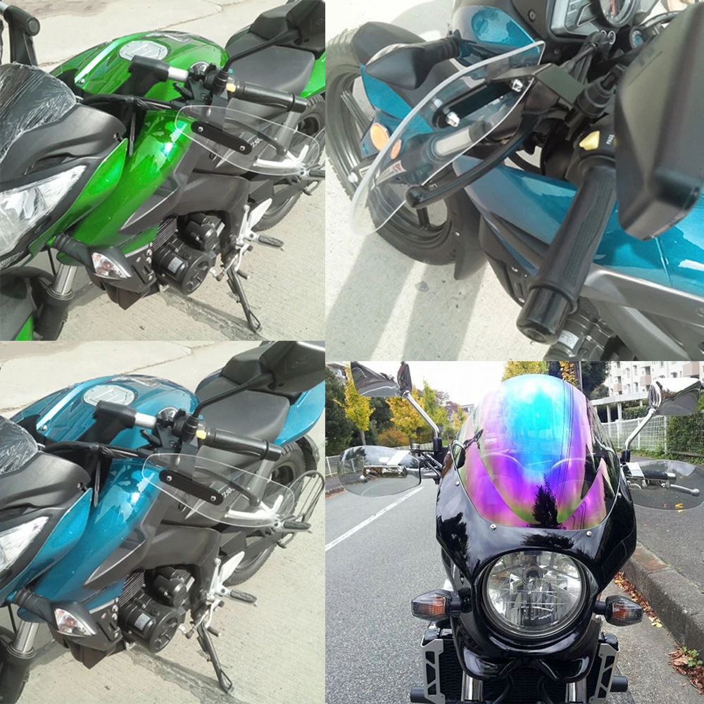 Moto rcycle handguard для стильных универсальных moto rbike handguard moto cross KTM ATM handguard Bracket прозрачный moto