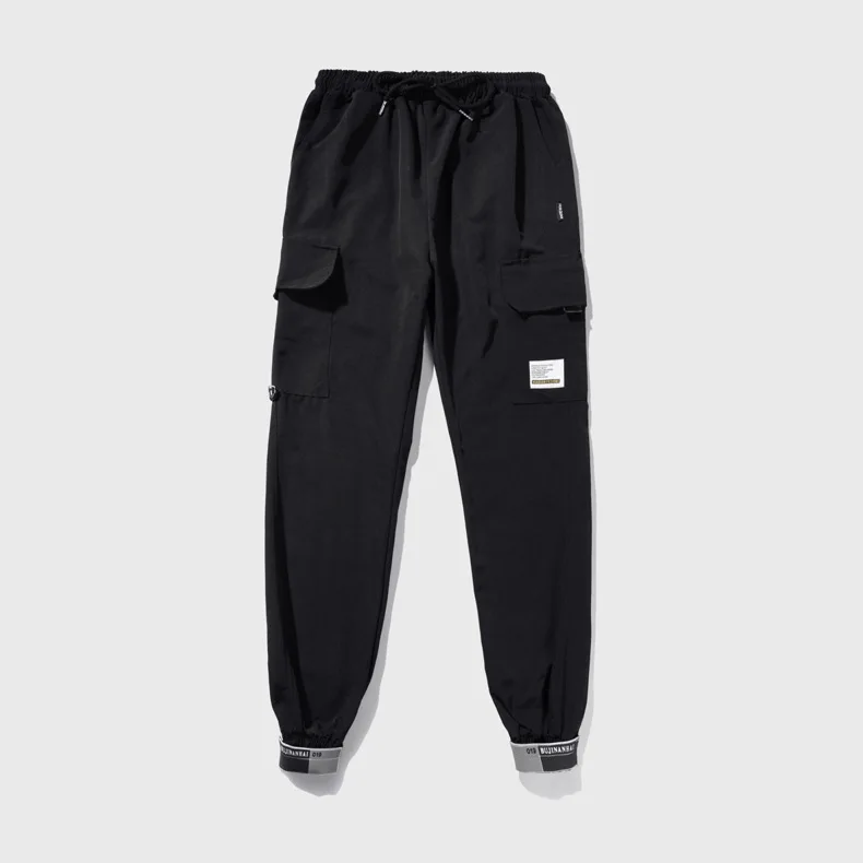 

Spring Women's Cargo Pants with Pockets 2021 FUR Sports Loose Pants Harajuku BF Hip Hop Cargo Pants Elastics Trousers