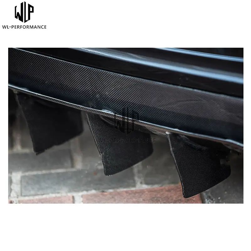 Scirocco R карбоновый задний бампер диффузор для губ бампер для Volkswagen Scirocco R 09-15 Автомобиль Стайлинг использование