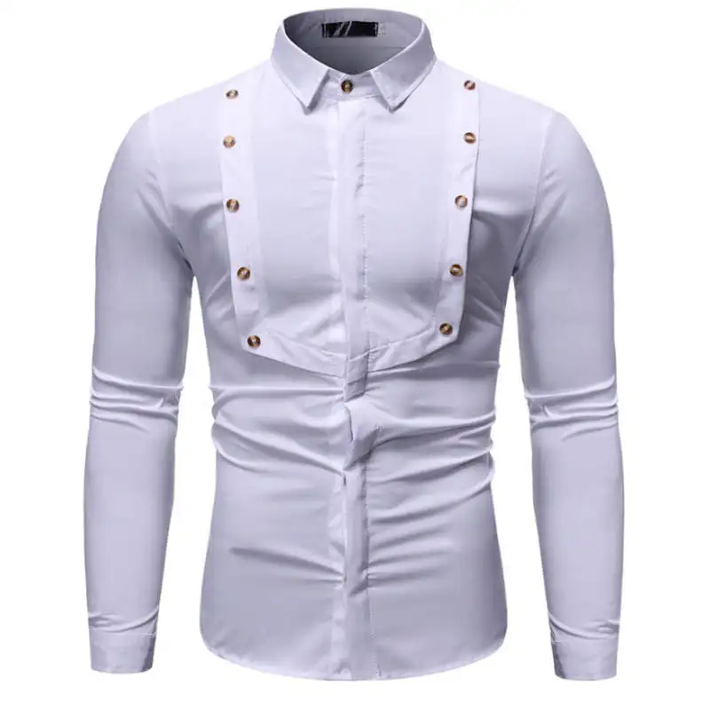 Брендовая Повседневная Весенняя Роскошная клетчатая рубашка с длинным рукавом, приталенная Мужская рубашка, уличная одежда, рубашки, мужские Модные Джерси - Цвет: TX54 white
