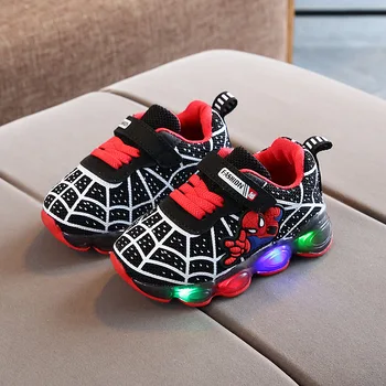 

Children's shoelaces LED extra free light air cushion damping children's luminous sports shoes boys and girls LED light shoes
