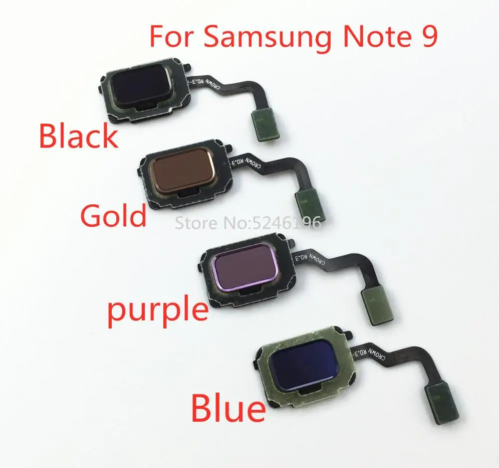  Home Return Key Menu Button Fingerprint Sensor Flex Cable For Samsung Galaxy Note 9 N960F N960U N96