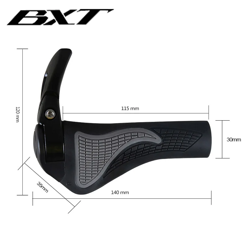 Новинка 1 пара замок для горного велосипеда сплав резиновая крышка руля ручка