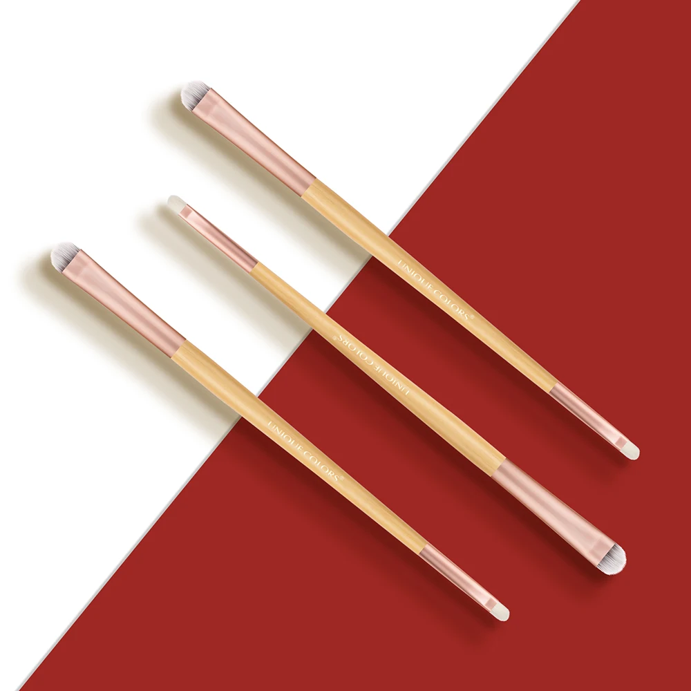 Y104 консилер и блендер ручка для щетки бамбук розовое золото Классическая Кисть для макияжа многофункциональные эфирные дорожные кисти
