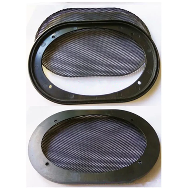 1 пара пластиковых металлических динамиков 4 Х6 дюймов бежевый/черный