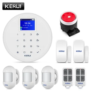 

KERUI G17 GSM Home Alarm System Wireless Burglar Security Sensor Kit With Motion Detector Android IOS Phone APP Remote Control