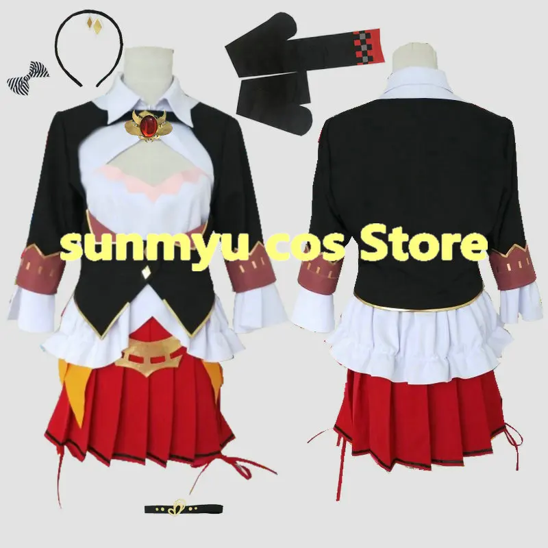 

Vtuber YouTuber Kiryu Coco Uniform Cosplay Costume with Tail,Custom Size Customize Halloween