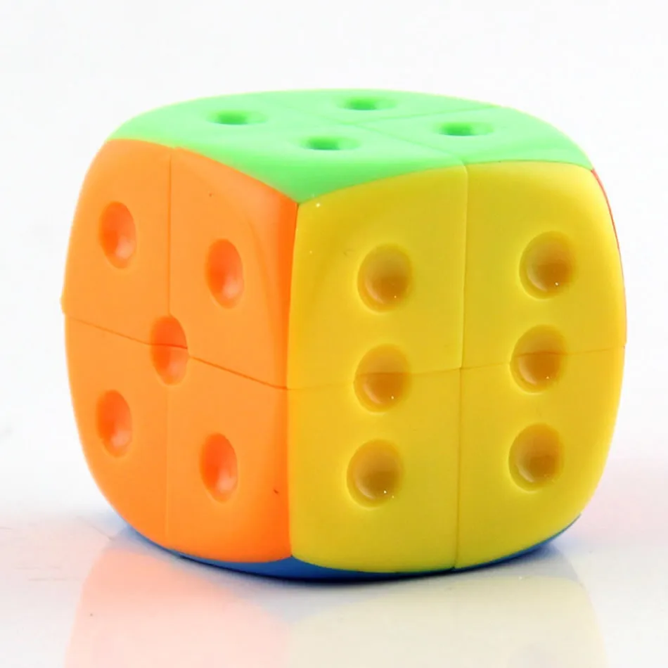 LeFun игральные кости 2x2x2 магический куб смайлик 2x2 Скорость твисти головоломка головоломки сложный интеллект Развивающие игрушки для детей