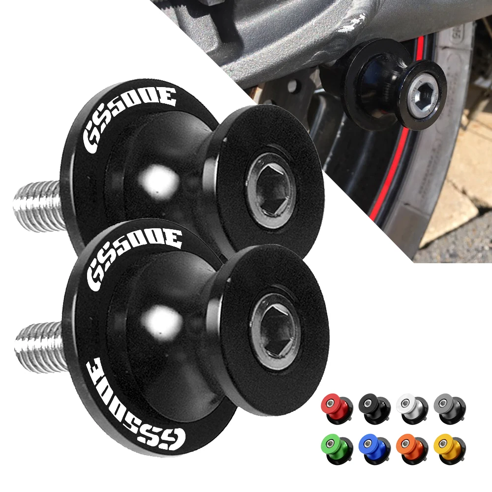 

For SUZUKI GS500 GS500E GS500 E 1995-1999 1996 1997 Motorcycle CNC Swingarm Sliders Spools Paddock Stand Bobbins Swing Arm