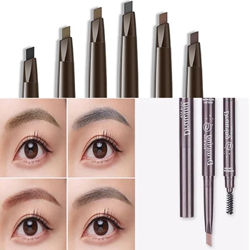 

Waterproof Natural Eyebrow Pen Four-claw Eye Brow Tint Fork Tip Eyebrow Tattoo Pencil Long Lasting Easy to Use Cosmetics
