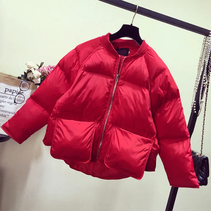

Off Season Special Offer Winter New Style down Jacket Cotton-padded Clothes Women's Short Baseball Uniform Loose-Fit Korean-styl