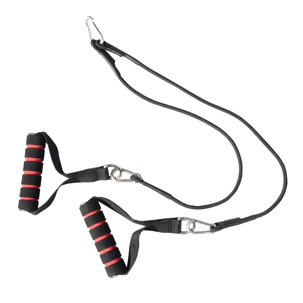 Solid Pulley Cable Machine System- Pull Handle Chest Training Strap Rope Hooks Weights Stand Holder Equipment Pulldown