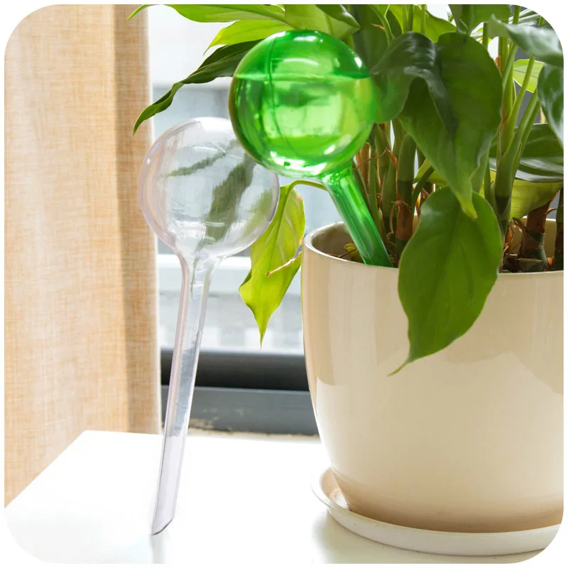 

Watering Irrigation Garden System Imitation Glass Plant Waterer Flowers Automatic PVC Watering Device Ball Type Drip New II