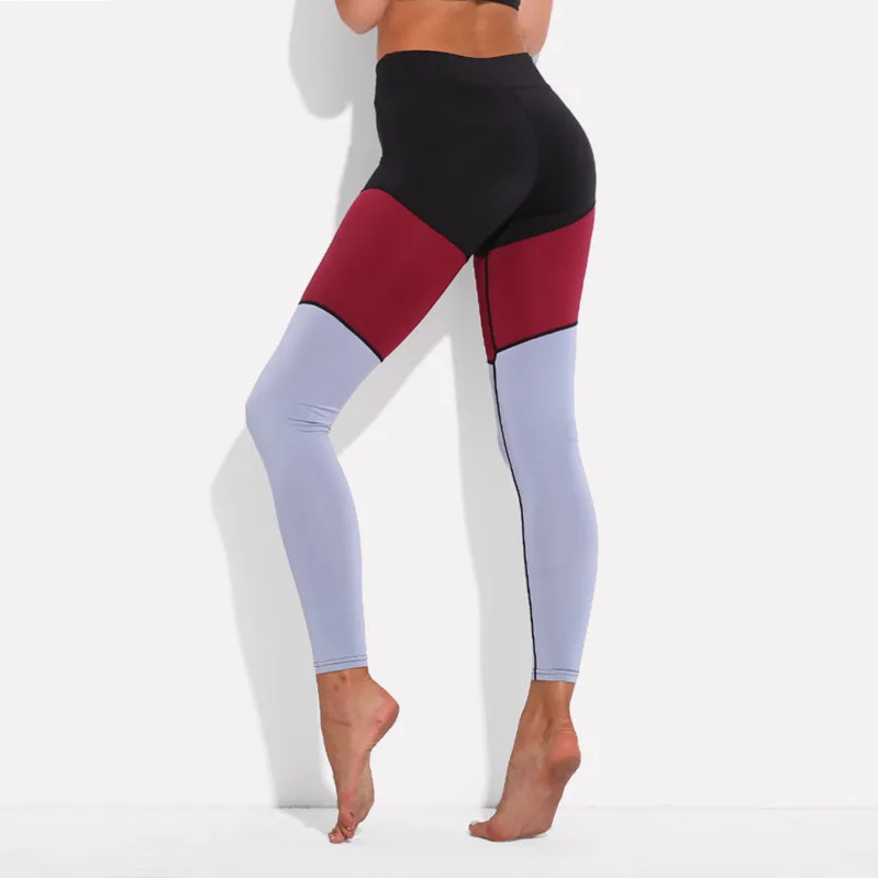 

2018 speed to sell the new splicing bump color yoga pants pants of healthy body stretch leggings wholesale L2065 gym Leggings