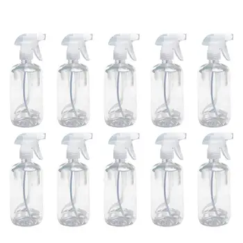 

10Pcs 250ml Plastic Empty Spray Bottle Transparent Disinfection Water Sprayer Refillable Alcohol Sprayer Bottle