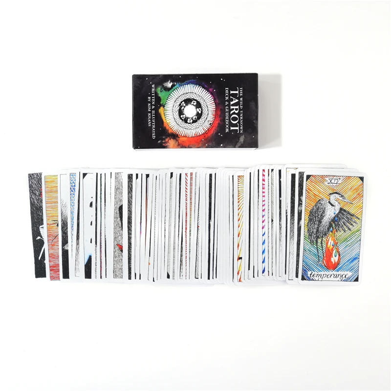 The Wild Unknown Tarot Deck 78 полноцветные карты Таро и Электронный гид карточная игра the New York