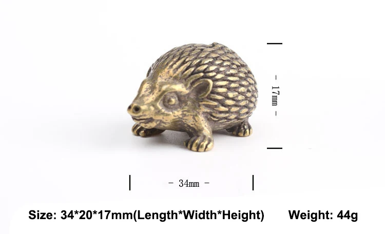 Copper Hedgehog Small Ornaments (4)