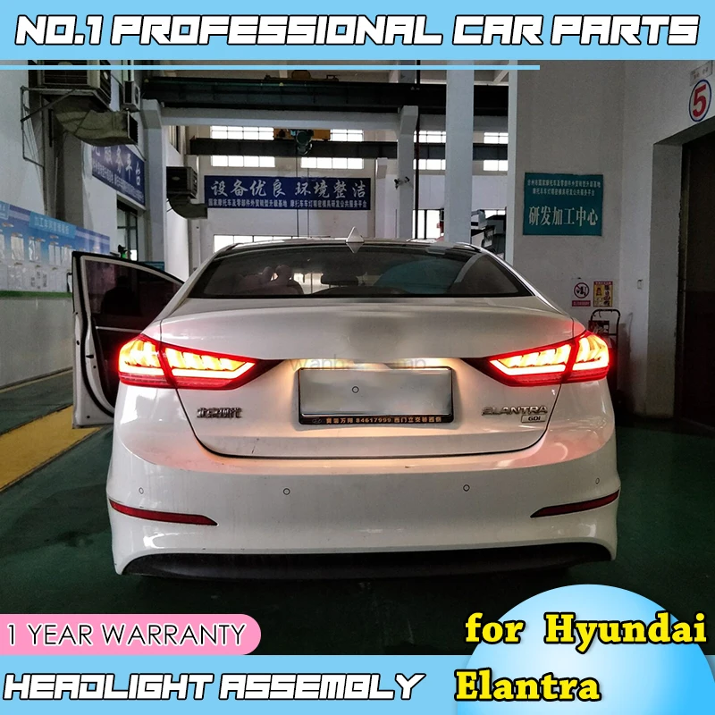По EMS светодиодный задний фонарь для hyundai Elantra Avante- светодиодная сигнальная лампа DRL+ тормоз+ Парк+ Сигнальные огни