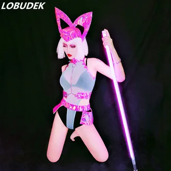 

Cosplay Bar DS Performance Clothes New Sexy DJ Nightclub Party Show Leading Dance Team Stage Outfit Hip Hop Jazz Stage Costume
