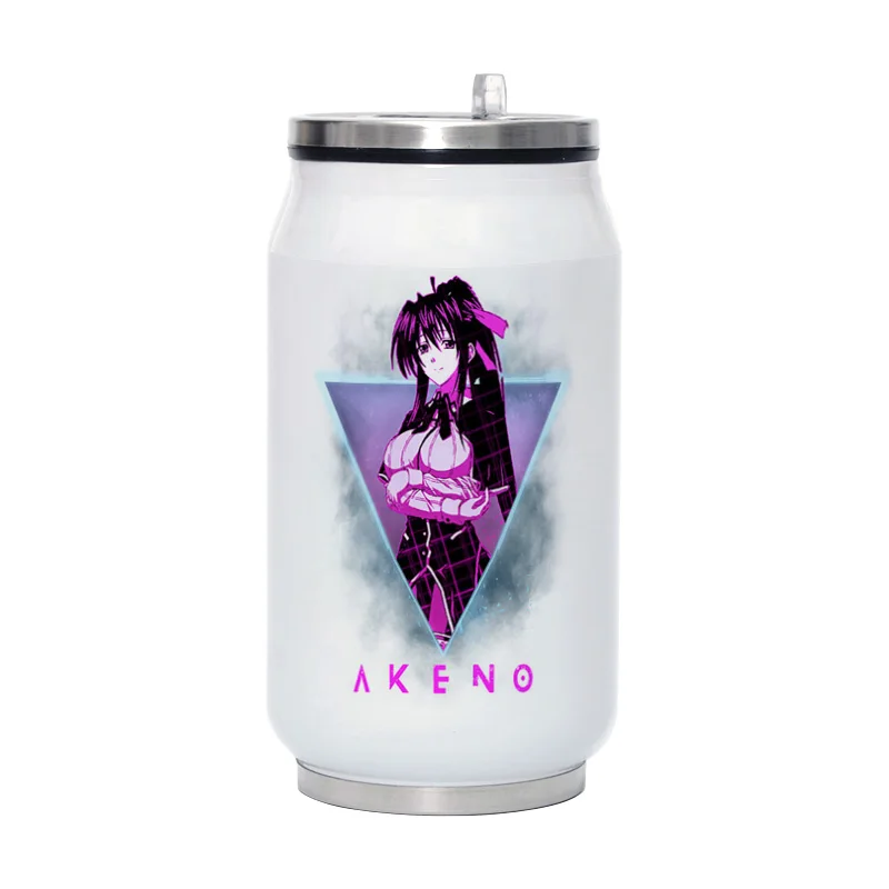 

Akeno Himejima Highschool DxD Travel Water Bottle 280ML Stainless Steel Coffee Vacuum Flask Portable Mug