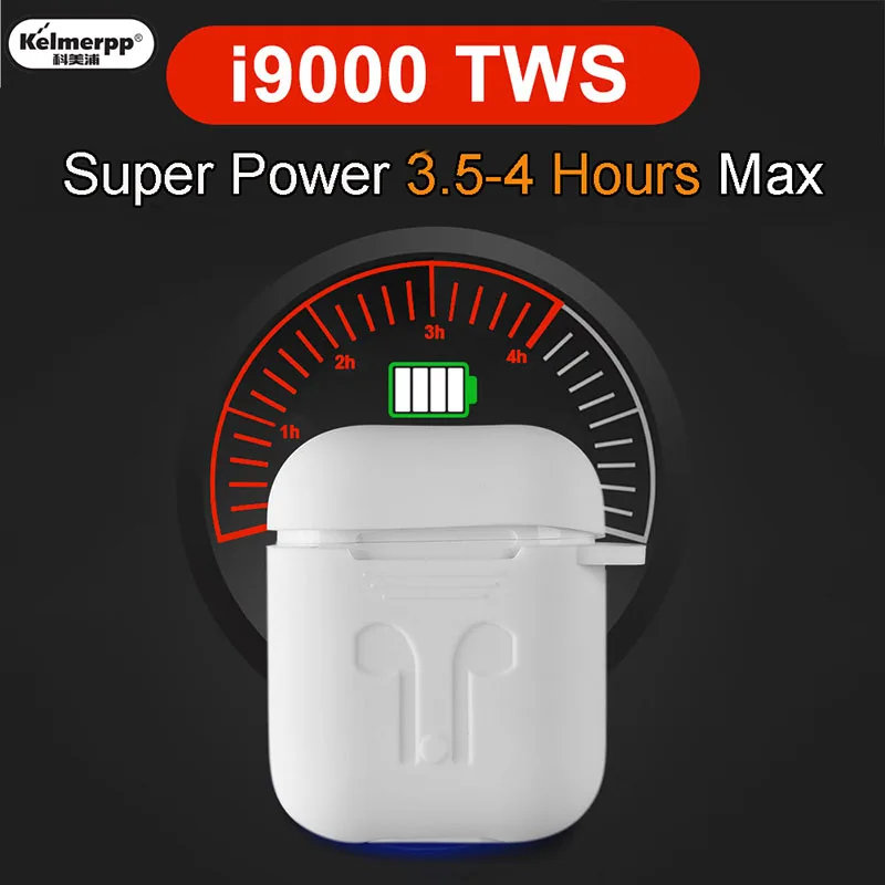 €28.03 19% de DESCUENTO|I9000 TWS en la oreja de detección de Pop up auricular inalámbrico 8D Super Bass Bluetooth 5,0 auriculares para IPhone Android Samsung on AliExpress 