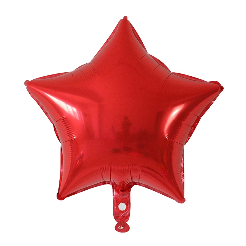 50 шт. 18 дюймов Золотая розовая Звезда надувной шар из алюминиевой фольги День рождения Свадьба День Святого Валентина Декор воздушные гелиевые материалы для вечеринок с шарами