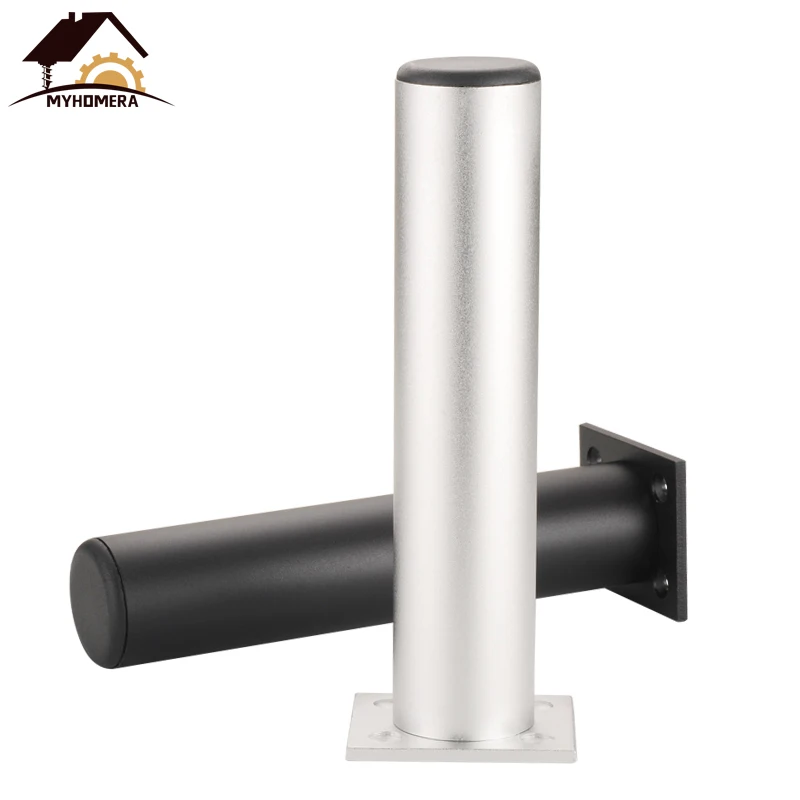 Myhomera 4Pcs/Set Furniture Feet Legs Adjustable Cabinet Sofa Leg 60/80/120/180/250mm Aluminum Cupboard Coffee Table Protec Foot