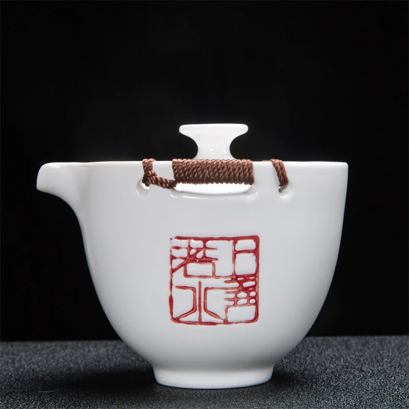 Чайная чаша Gaiwan, 190 мл, ручная роспись, чайная посуда, контейнер, мастер-чашка, керамическая чайная супница, посуда для напитков, чайный горшок, чашки, украшения, ремесла