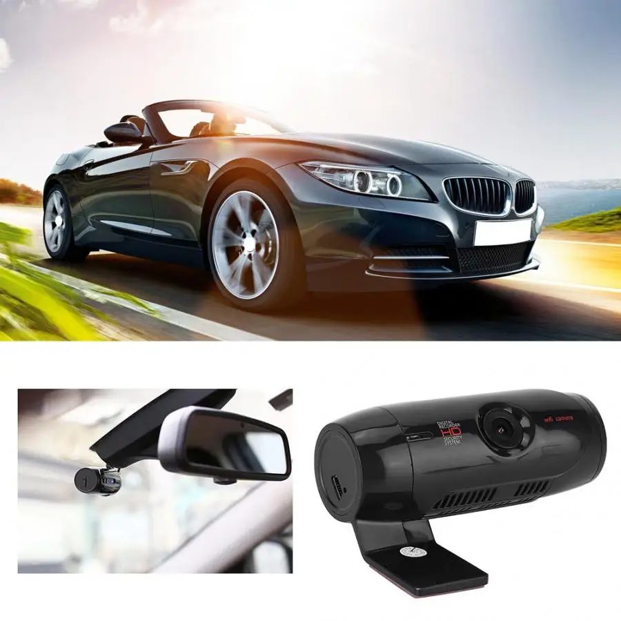 Автомобильный видеорегистратор era Mini car wifi DVR видеорегистратор 1080P HD видеорегистратор с ночным видением Запись вождения видео камера автомобильные аксессуары
