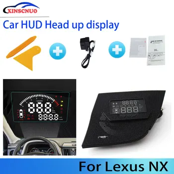 

XINSCNUO Car HUD Head Up Display For Lexus NX 2017 2018 2019 Speedometer Projector Safe Driving Screen Airborne computer