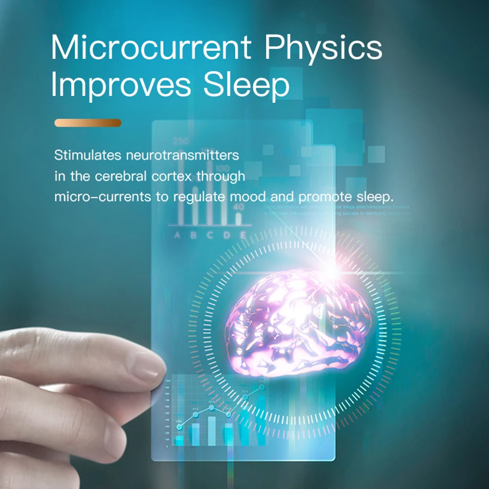 Microcurrent Natural Sleep Aid Handheld Device For Insomnia Pressure Relief and Relax