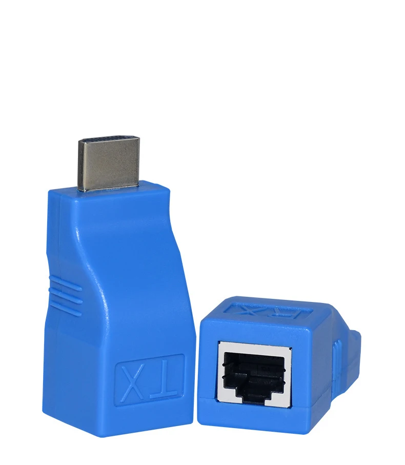Мини 4K * 2K HDMI-совместимый удлинитель передатчик TX/RX HDMI V1.4 HD 1080P более Cat5e CAT6