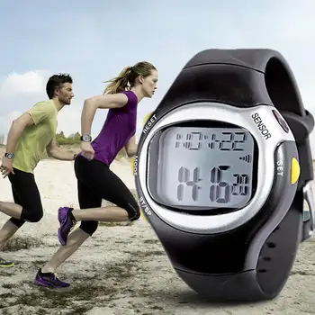 

Heart Rate Monitor Sport Watch Outdoor Exercise Running Black Unisex Calorie Device Convenient Measurement Practical