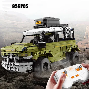 

Technics building block LAND Defender ROVER RC car model 2.4Ghz radio remote control vehicle brick toys collection for gifts