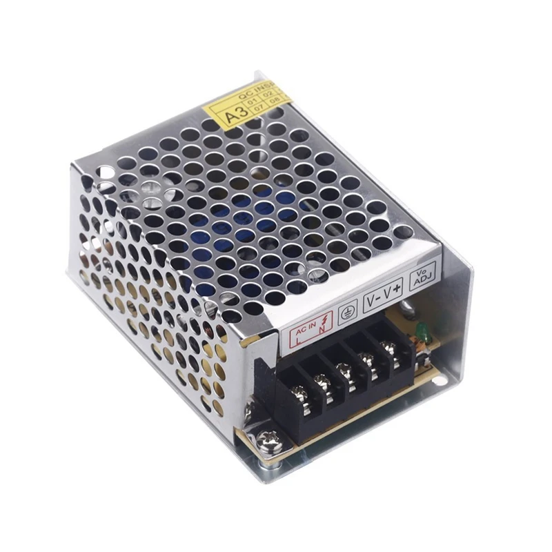 AC 100V~ 240V к DC 5V 3A 15W силовой трансформатор переключатель питания для светодиодный полосы