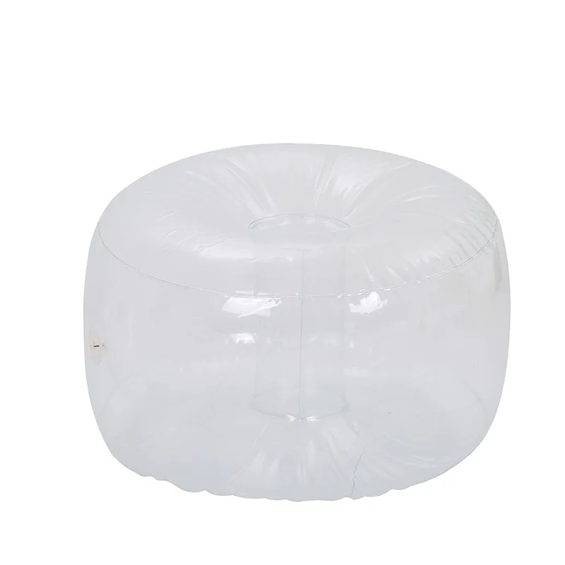 Inflatable liner Искусственная шерсть квадратное сиденье Подушка домашний декор портативный надувной диван стул сплошной цвет футон коврик сиденье стул для гостиной - Цвет: Inflatable liner