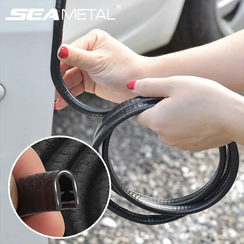 Car Sealing Strips Door Edge Protector Guard U Shape Anti-scratch Weatherproof Soundproof
