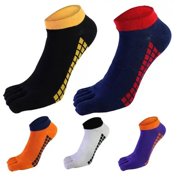 

Summer Mens Toe Socks Cotton Hip Hop Five Fingers Socks Casual Funny Breathable Elastic Ankle Socks