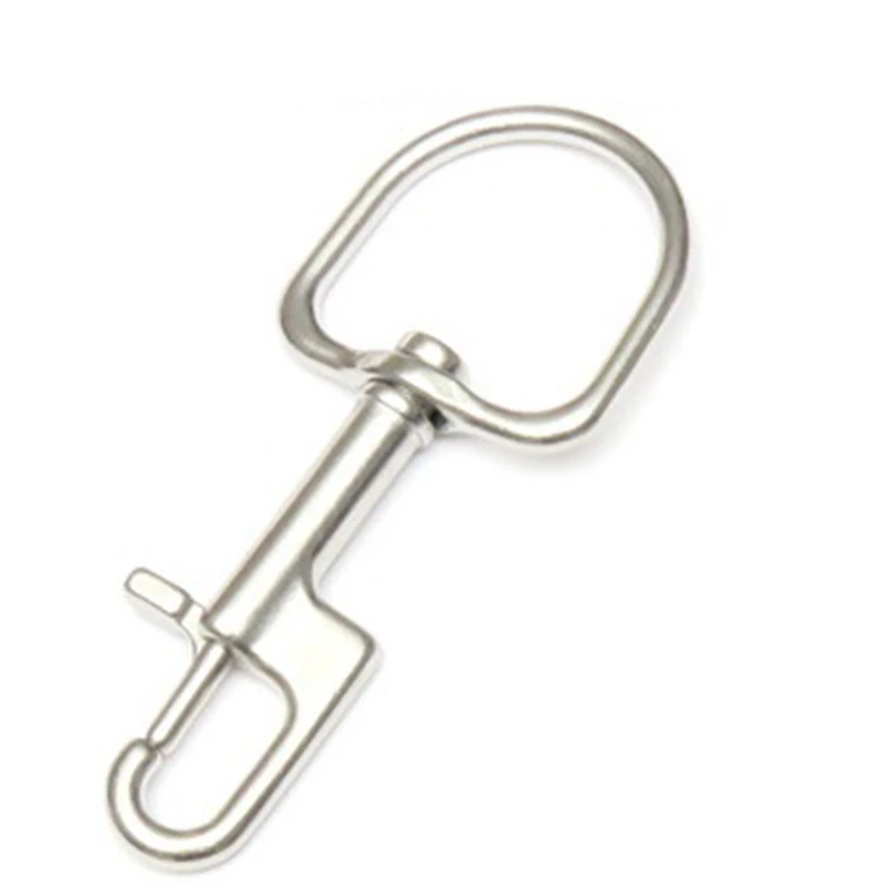Stainless Steel Diving Bolt Snap Hook Scuba Diving Single Ended Hook