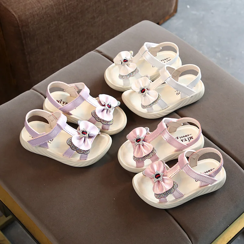 

2020 New fashion cool high quality kids shoes leisure butterfly leisure girls sandals hot sales soft summer children sandals