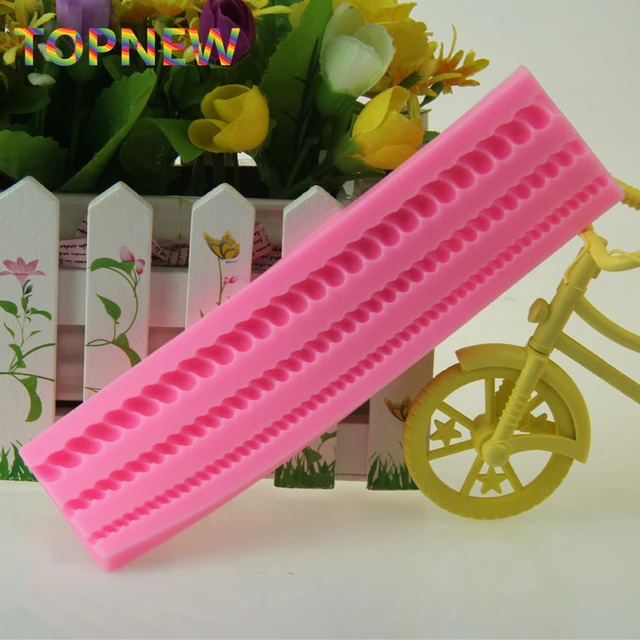 Kötél Alakú 3D -S Szilikon Penész Csokoládé Esküvői Fondant Sütemények Díszítő Szerszámok Süteménye Cukorcraft - Image 5