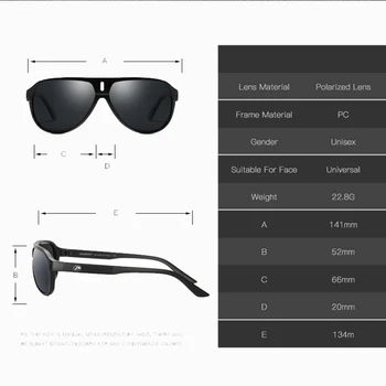 Fashion Polarized Fishing Sunglasses Women Men Outdoor Sports Goggles Oversized Mirrored Sunglasses UV400 Protection 2