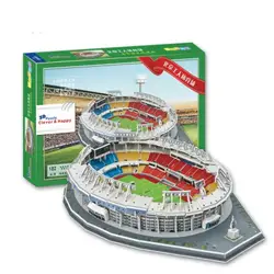 Пекинский рабочий стадион Футбол 3D Бумага DIY головоломки 3426 модель головоломки Обучающие комплекты игрушек дети мальчик подарок игрушка