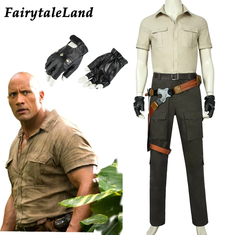 Костюм для косплея доктора бравестона Jumanji Спенсера костюм походов униформа