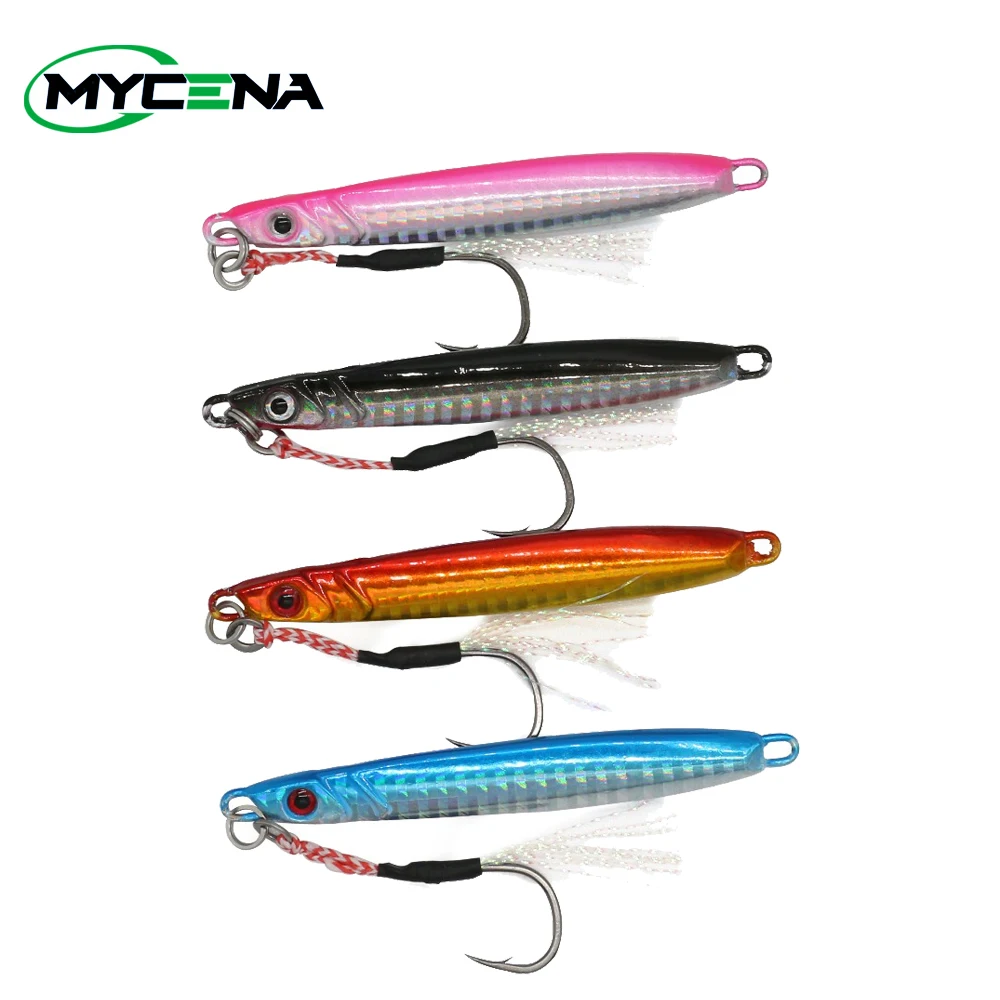 Mycena 21 г/28 г/40 г лазерный джиг для джигггинга рыбы соленая вода медленная