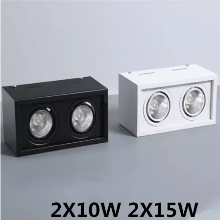 Super-Brightness-AC-85-230V-Square-Surface-Mounted-LED-COB-Dimmable-Downlights-10W-15W-2X10W-2X15W (2)