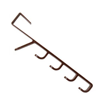 

Seamless Hook Towel 5 Sections Multi-Purpose Rack Clothes Hat Storage Holder Hanger Door Back
