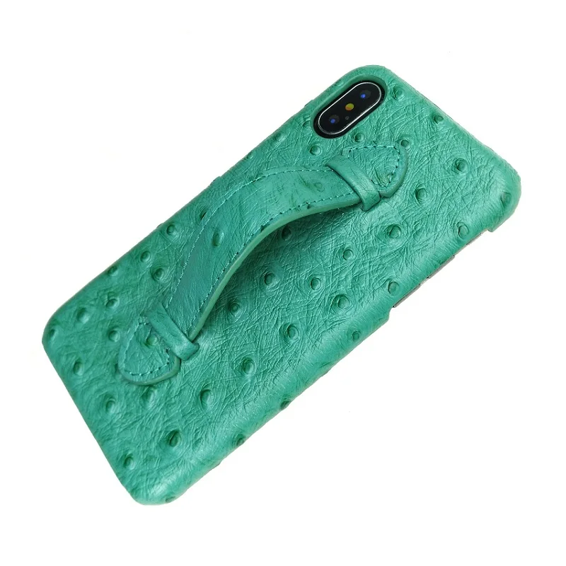 Чехол держатель из натуральной кожи на ремешке для iPhone X XS Max 7 8 Plus SE2 роскошный
